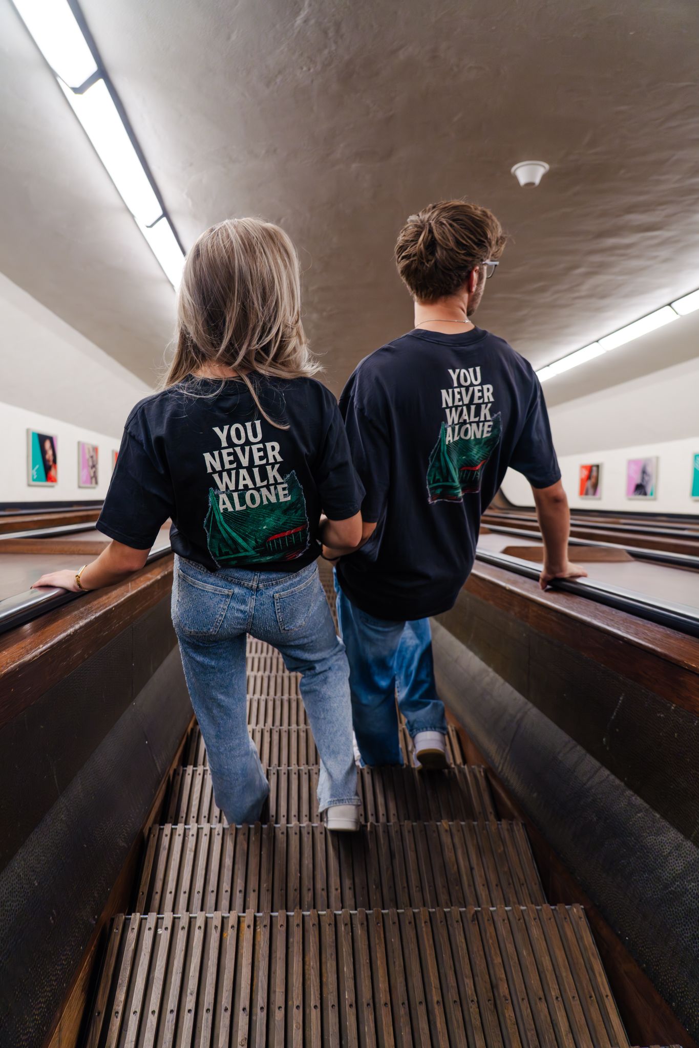 TRØBL Oversized T-shirt – You Never Walk Alone | Rotterdam Streetwear