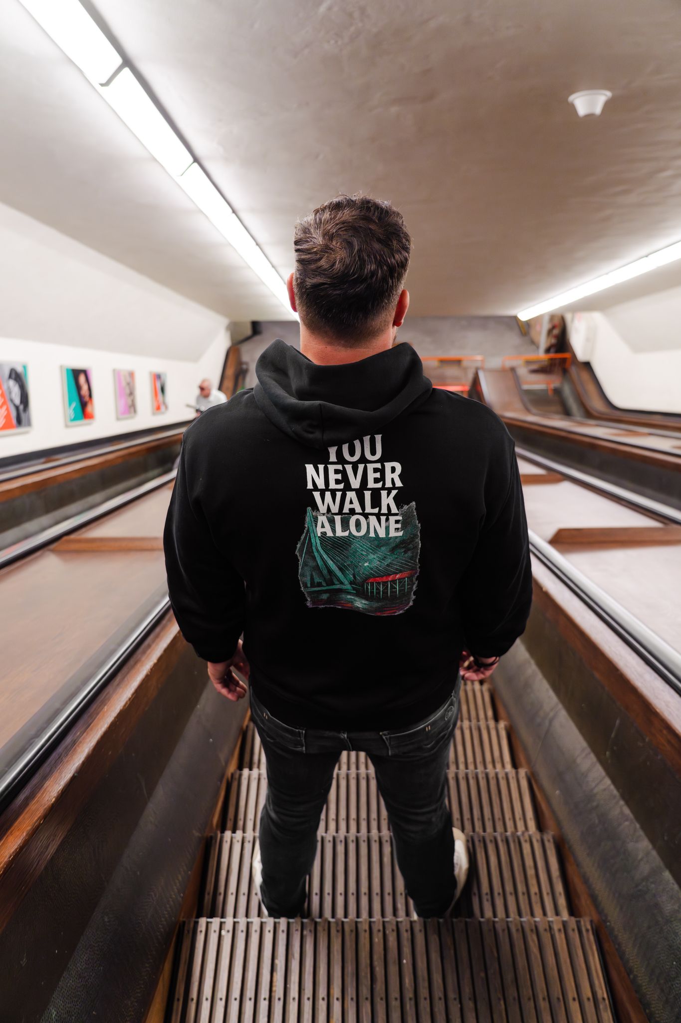 TRØBL Oversized Hoodie – You Never Walk Alone | Rotterdam Streetwear