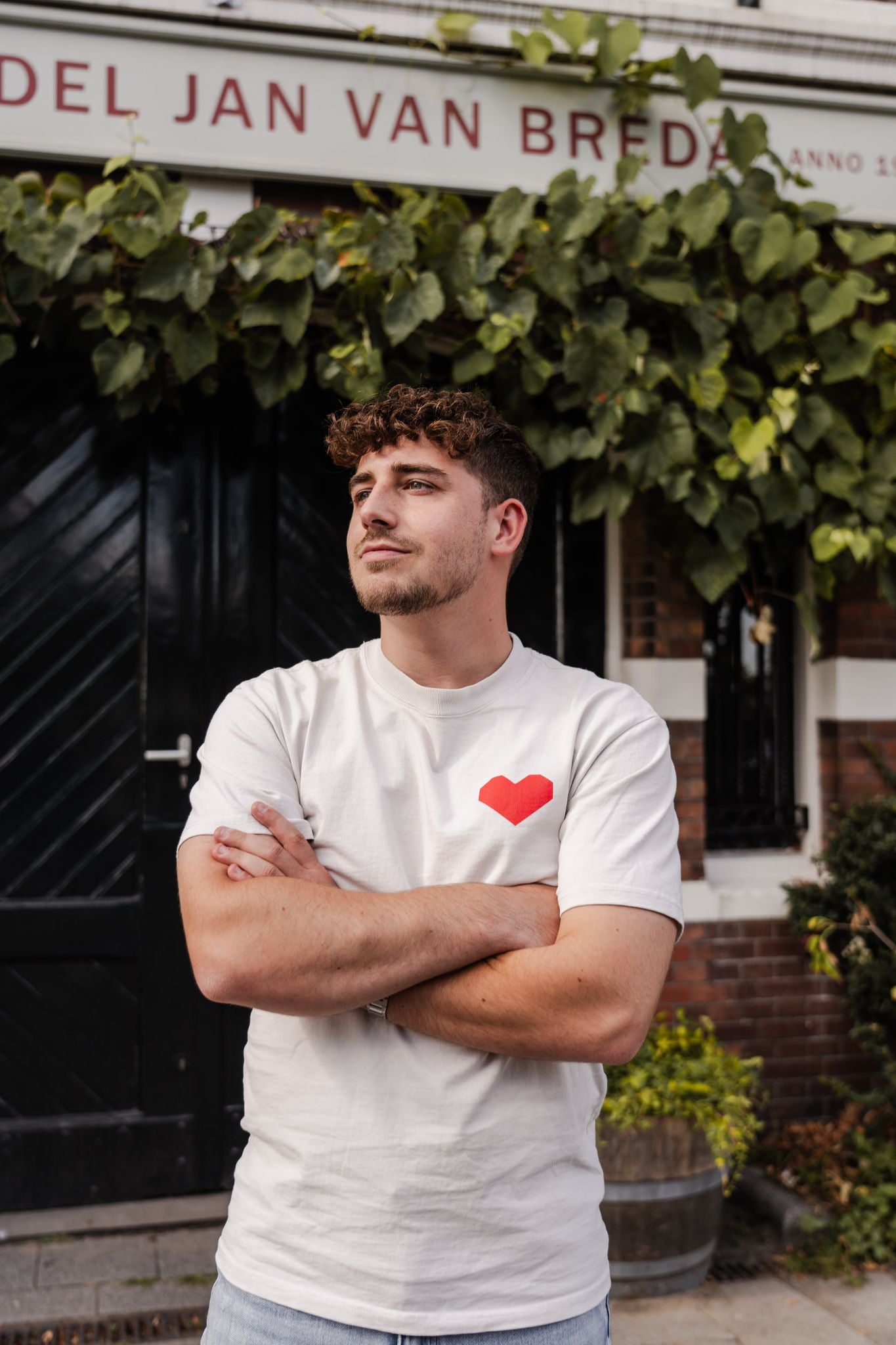 TRØBL Oversized T-shirt – In Touch | Streetwear| Michelangelo-Inspired