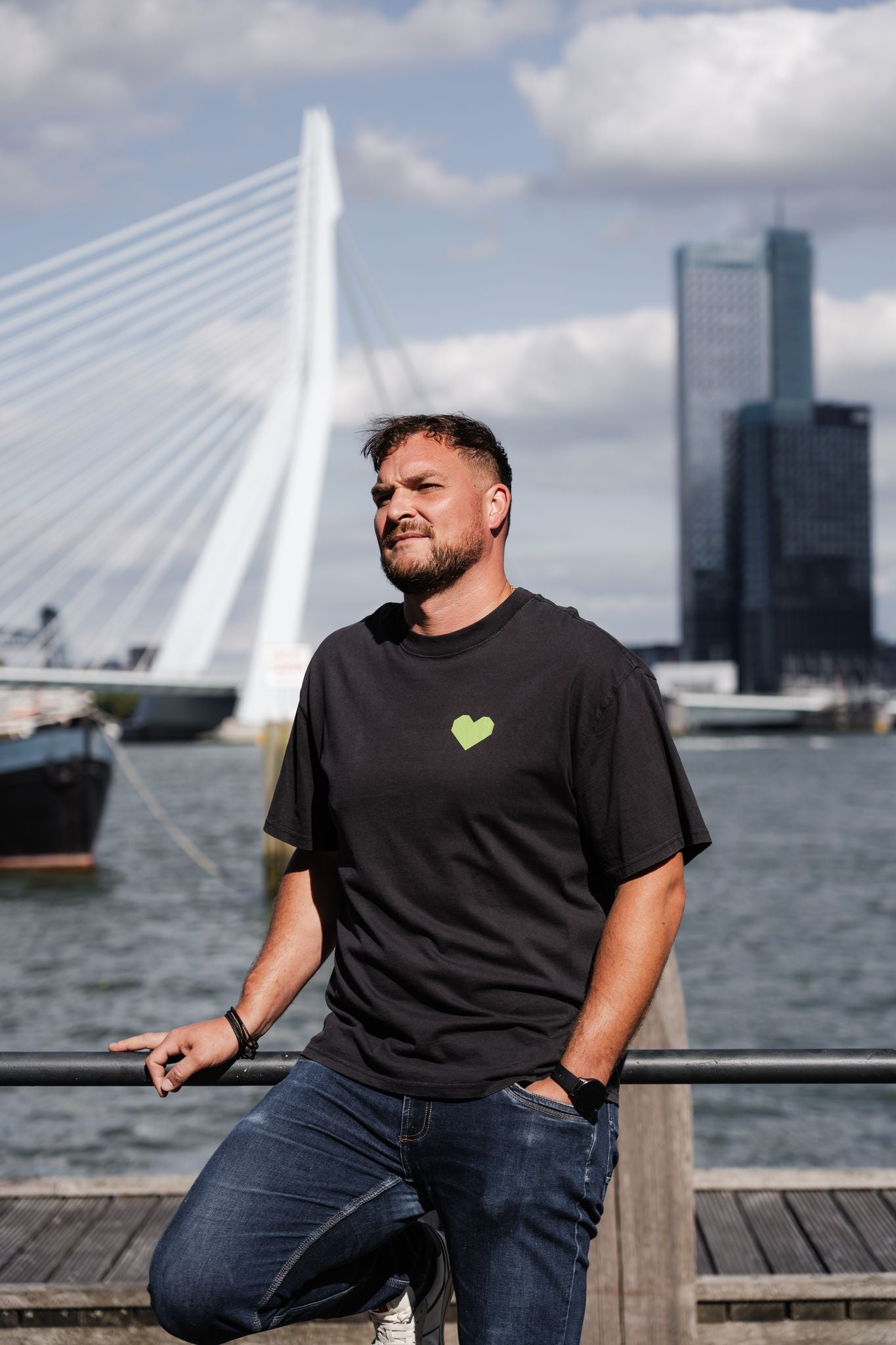 TRØBL Oversized T-shirt – You Never Walk Alone | Rotterdam Streetwear
