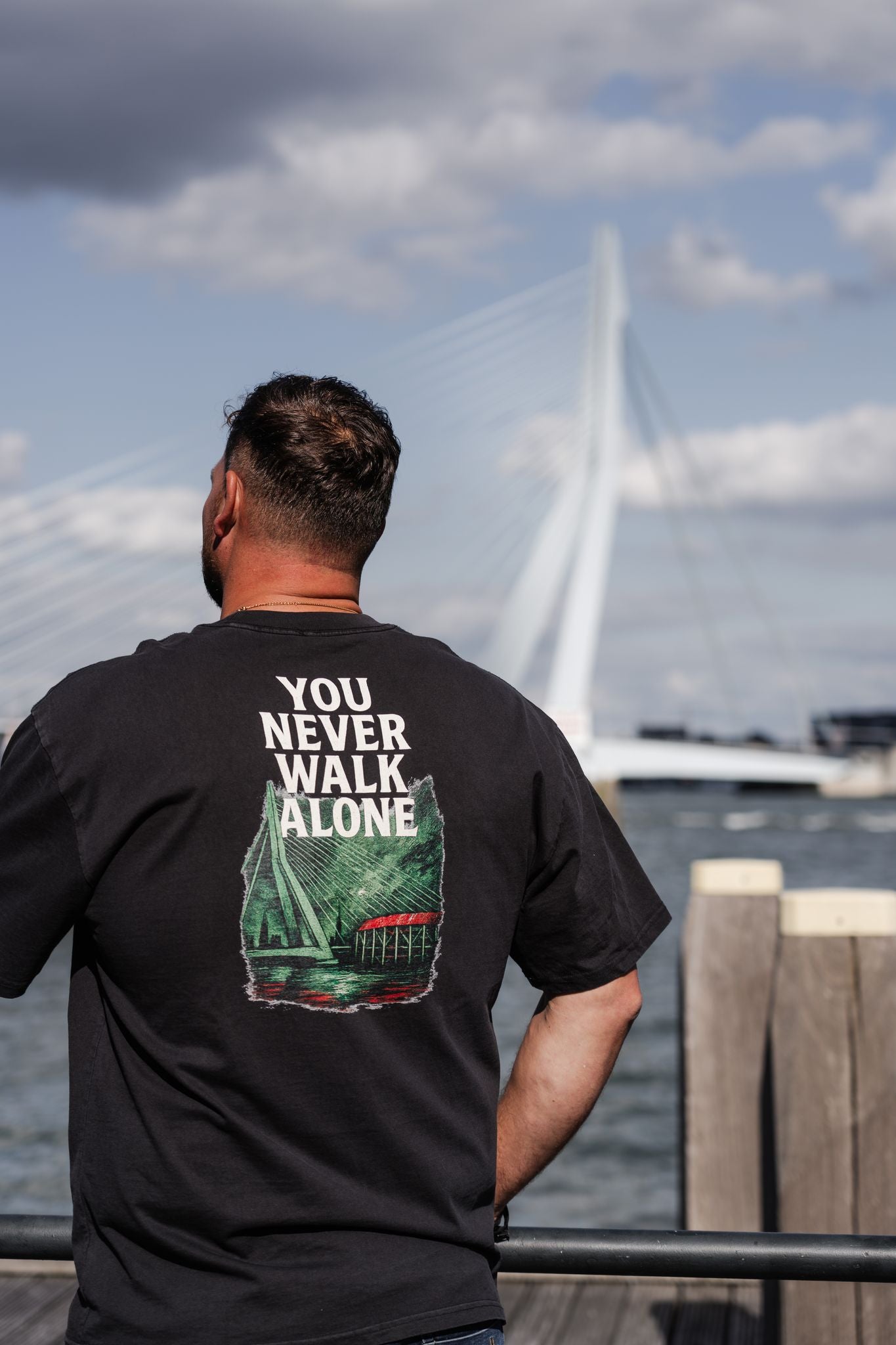 TRØBL Oversized T-shirt – You Never Walk Alone | Rotterdam Streetwear