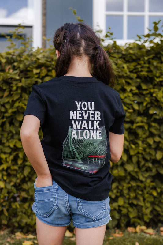 TRØBL T-shirt Kids – YOU NEVER WALK ALONE | Rotterdam Streetwear