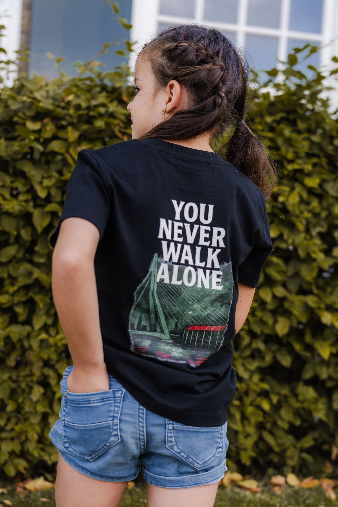 TRØBL T-shirt Kids – YOU NEVER WALK ALONE | Rotterdam Streetwear